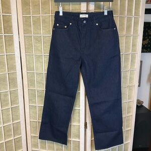 Zara Woman Premium Denim Collection Cropped Jeans